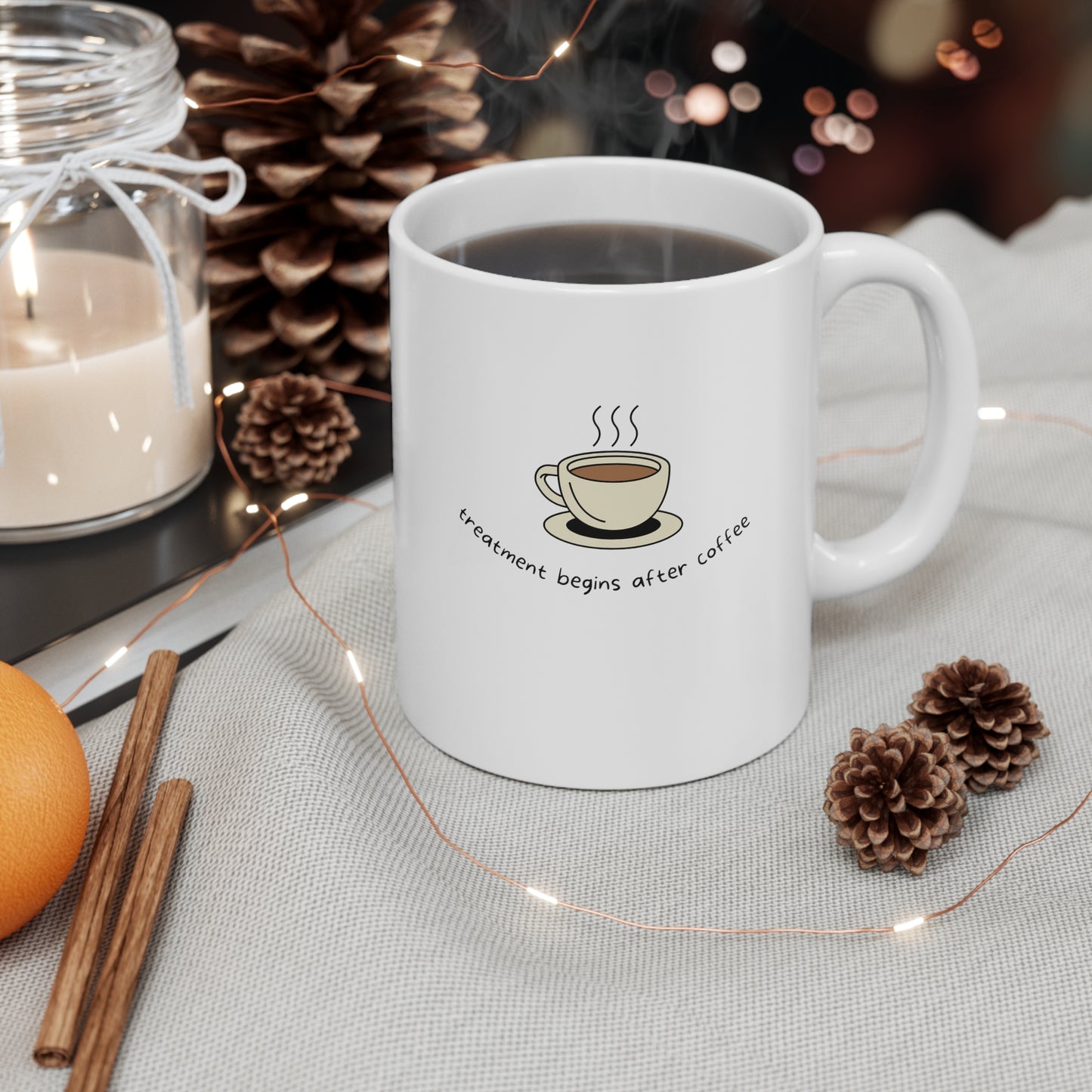 PT Clinical Instructor Mug - 'Treatment Begins After Coffee' - PT Student Gift for CI - Physical Therapy Mug