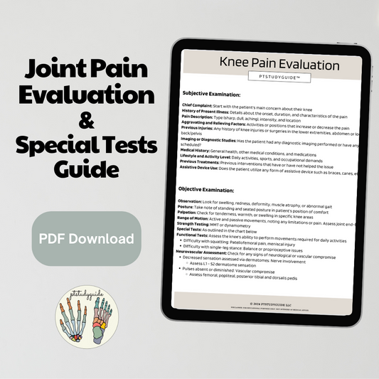 Outpatient Initial Evaluation & Special Tests Guide - Digital Version