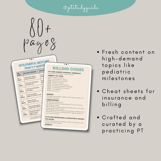 The Ultimate PT Study Guide - Digital Version