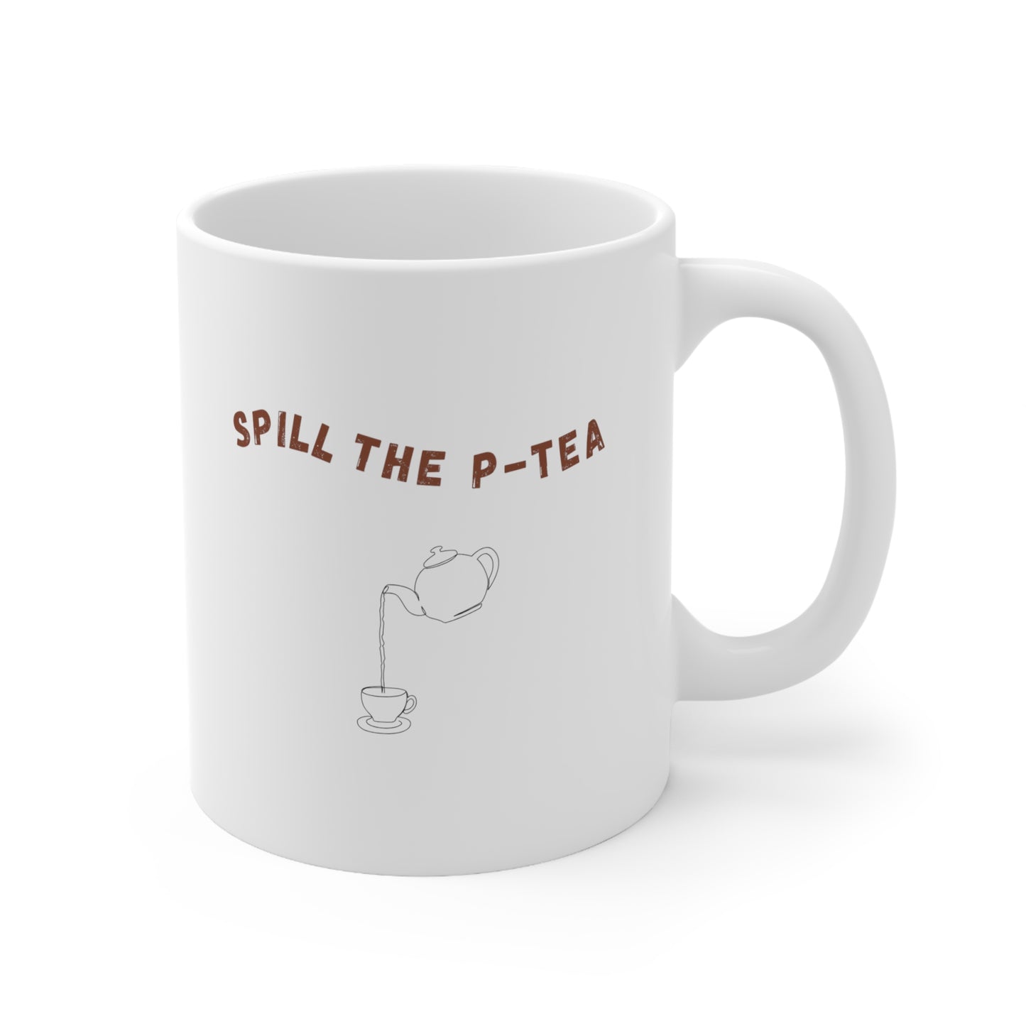 PT Clinical Instructor Mug - 'Spill the P-Tea' - PT Student Gift for CI - Physical Therapy Mug