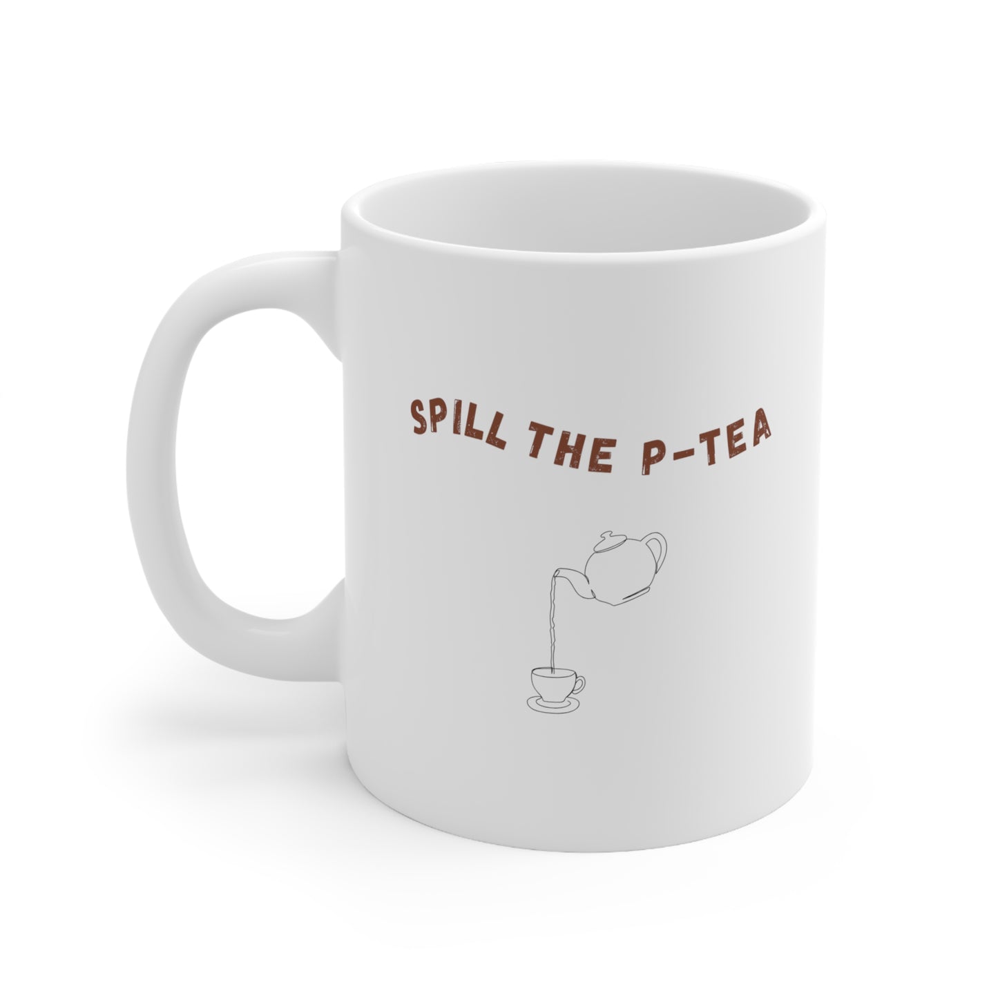 PT Clinical Instructor Mug - 'Spill the P-Tea' - PT Student Gift for CI - Physical Therapy Mug