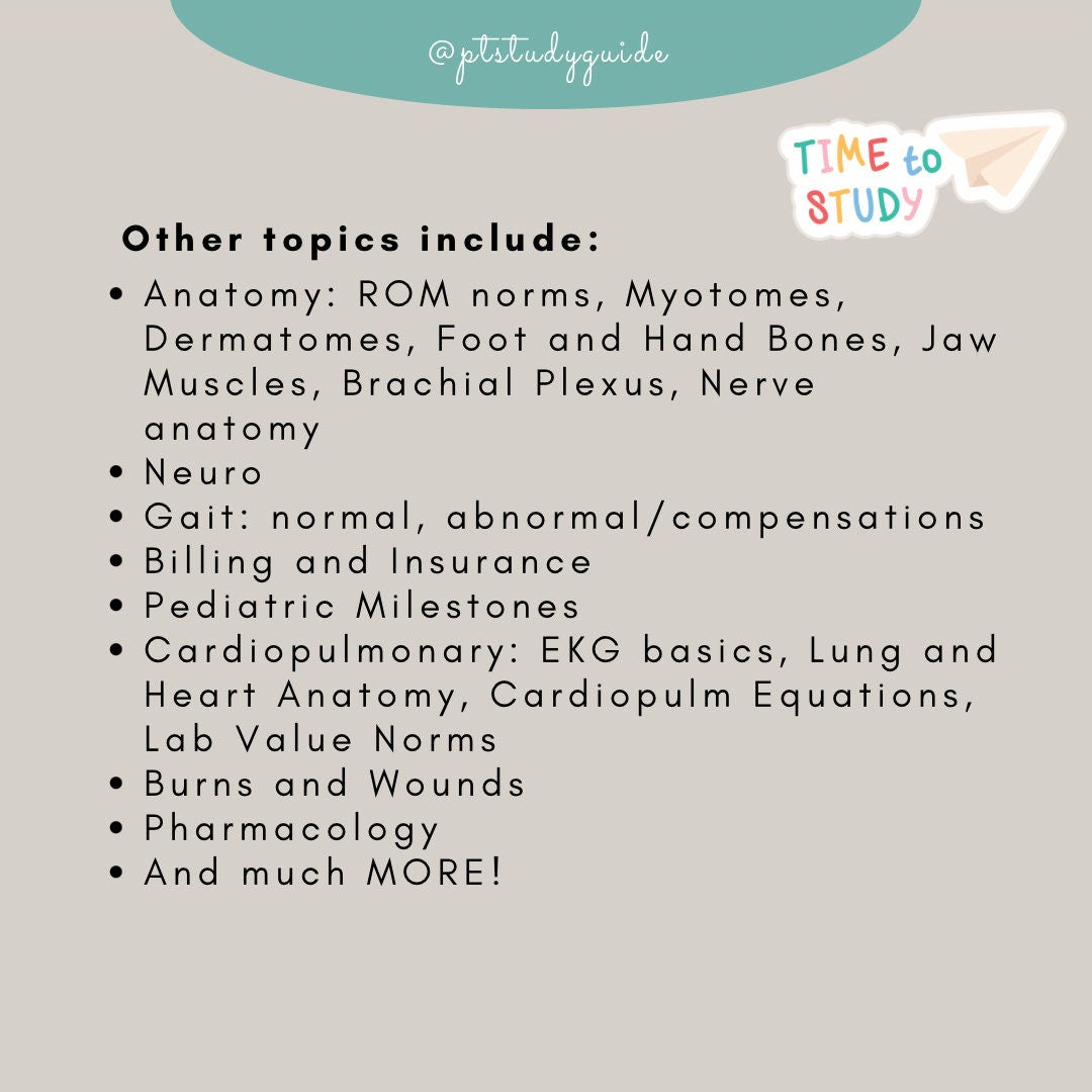 The Ultimate PT Study Guide - Digital Version – Ptstudyguide