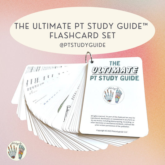 (Preorder) The Ultimate PT Study Guide Hard Copy Set - Ace Your Physical Therapy Exams